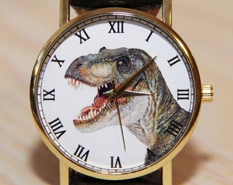 Wristwatch dinosaurs, women watches, unisex watch, gift For Women, bithday gift, dinosaur watch, men's Watch,  novelty, unique watches