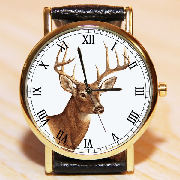 Deer Pocket Watch Etsy