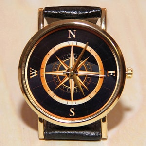 Women's watch with compass cheap
