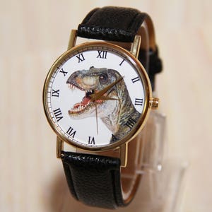 Wristwatch dinosaurs, women watches, unisex watch, gift For Women, bithday gift, dinosaur watch, men's Watch, novelty, unique watches image 3