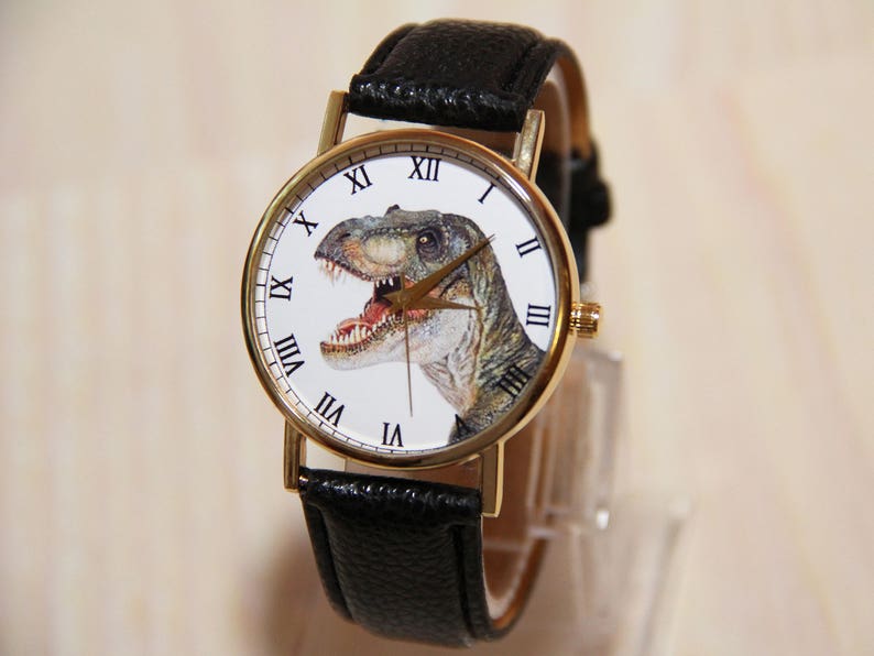 Wristwatch dinosaurs, women watches, unisex watch, gift For Women, bithday gift, dinosaur watch, men's Watch, novelty, unique watches image 3