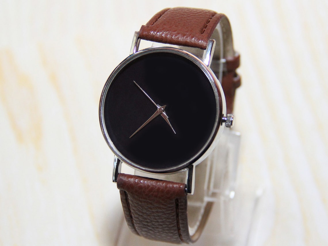 Wristwatches Minimalism Black Watches Women's Watches Etsy