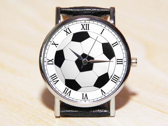 Wristwatch With Soccer Ball Soccer Ball Wrist Watch Football Fan