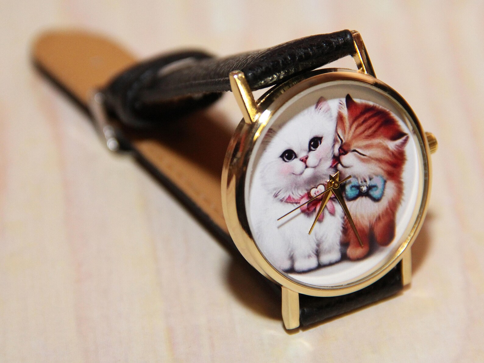 Wrist Watch Cats Kittens Watch Women's Watches Etsy