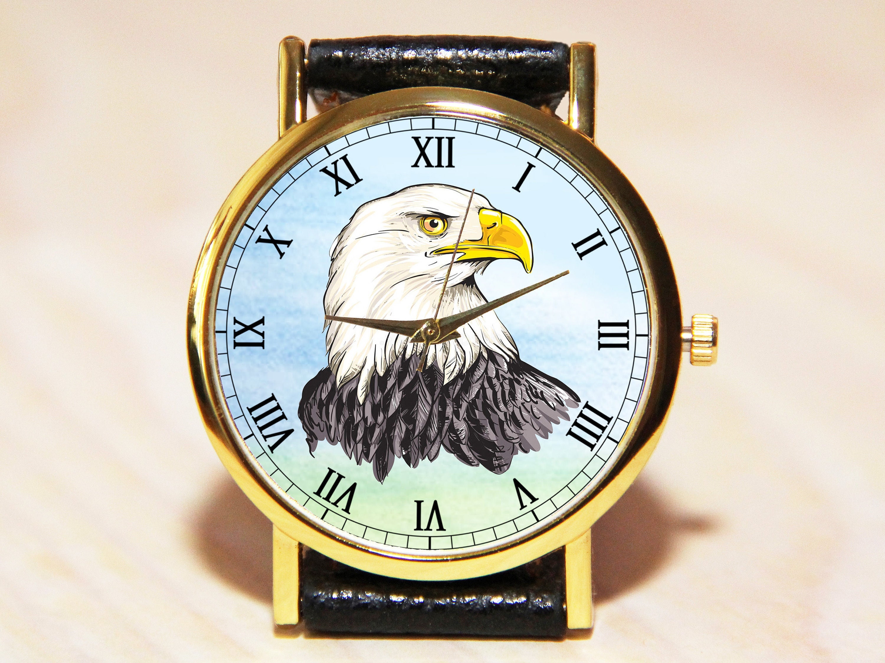 Eagle Wrist Watch - Etsy Eagle Wrist Watch - Etsy