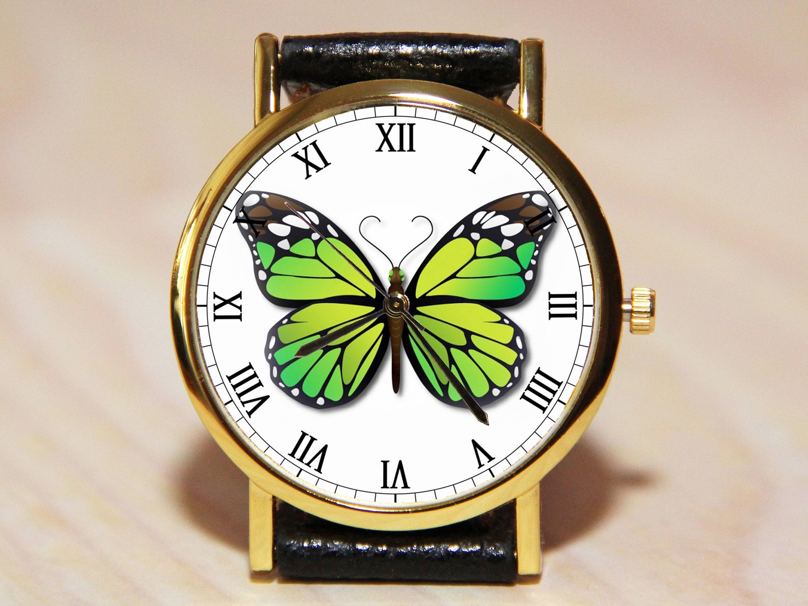 Wristwatch Butterfly Watches Insects Women's Watches Etsy