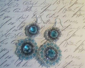 Earrings Swarovski Elements pendants