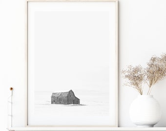 Black And White Barn Etsy