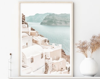 Greece Wall Art, Coastal Wall Art, Large Wall Art Prints, Greece Photography Prints, Santorini Print, Travel Photography