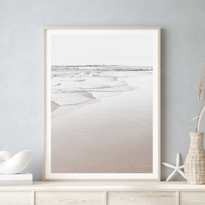 Coastal Wall Art, Beach Photography Prints, Extra Large Wall Art, Neutral Wall Art, Minimalist Beach Print, 11x14 | 30x45 | 36x48 Prints