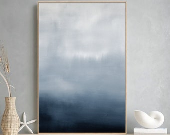 Abstract Wall Art, Abstract Art Print, Extra Large Wall Art, Blue Artwork for Walls, Minimalist Wall Art, Contemporary Art, Abstract Art