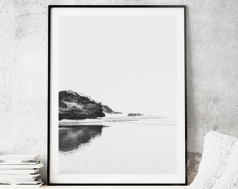 Coastal Wall Art, Black and White Photography Prints, Extra Large Wall Art Prints, Minimalist Beach Art, Coastal Prints, Landscape Wall Art