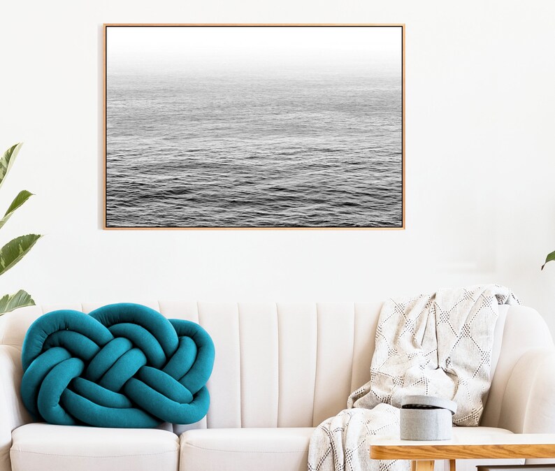 Ocean Wall Art Coastal Wall Art Black and White Photography Etsy