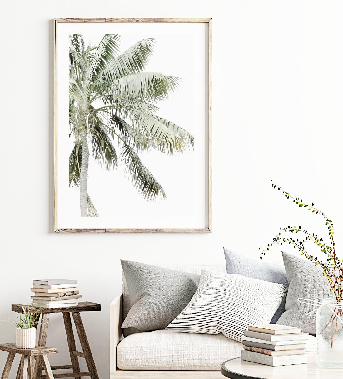 Palm Tree Print Palm Photography Prints Large Wall Art | Etsy