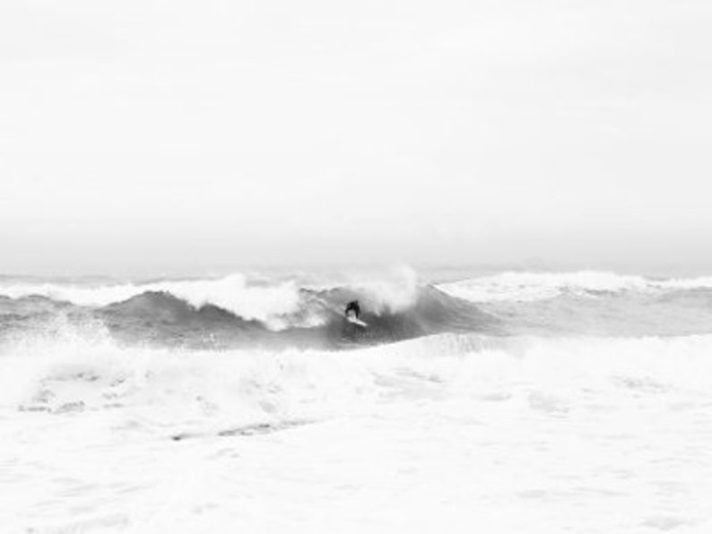 Surf Poster Black and White Photography Prints Extra Large Etsy