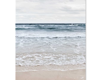 Extra Large Wall Art, Beach Print on Canvas, Coastal Wall Art, Beach Photography Prints, Beach Wall Art, Giant Vertical Beach Canvas