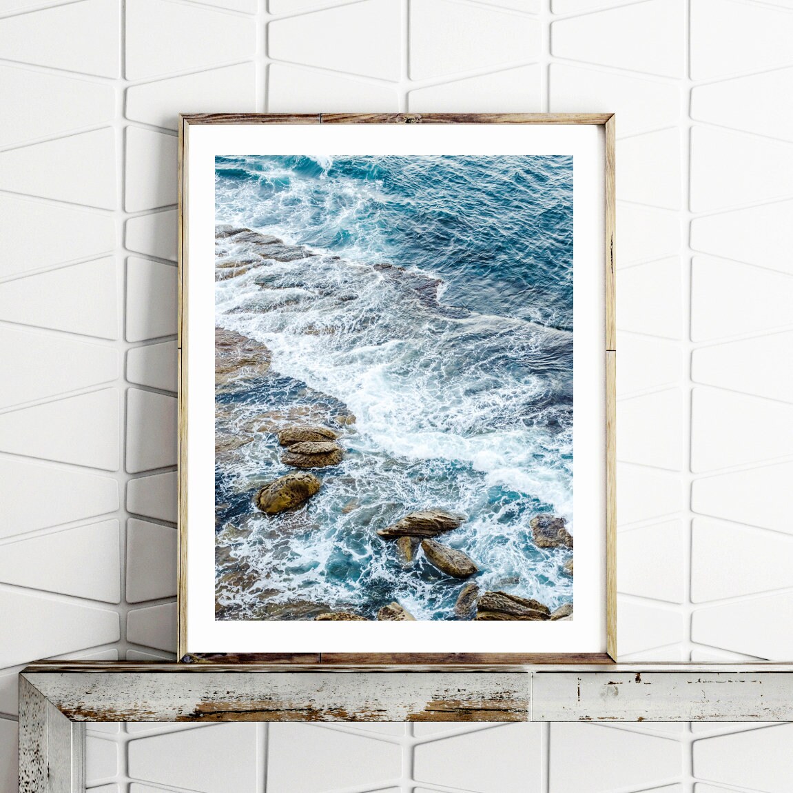 Ocean Print Coastal Wall Art Large Wall Art Prints Etsy