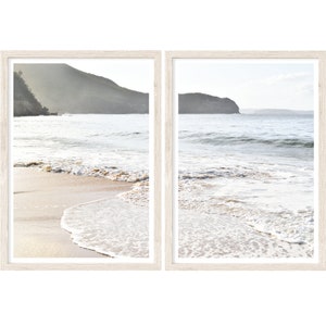 Coastal Wall Art, Set of 2 Prints, Large Wall Art Prints, Beach Photography Prints, Coastal Prints, Neutral Beach Art, 30x40 Prints