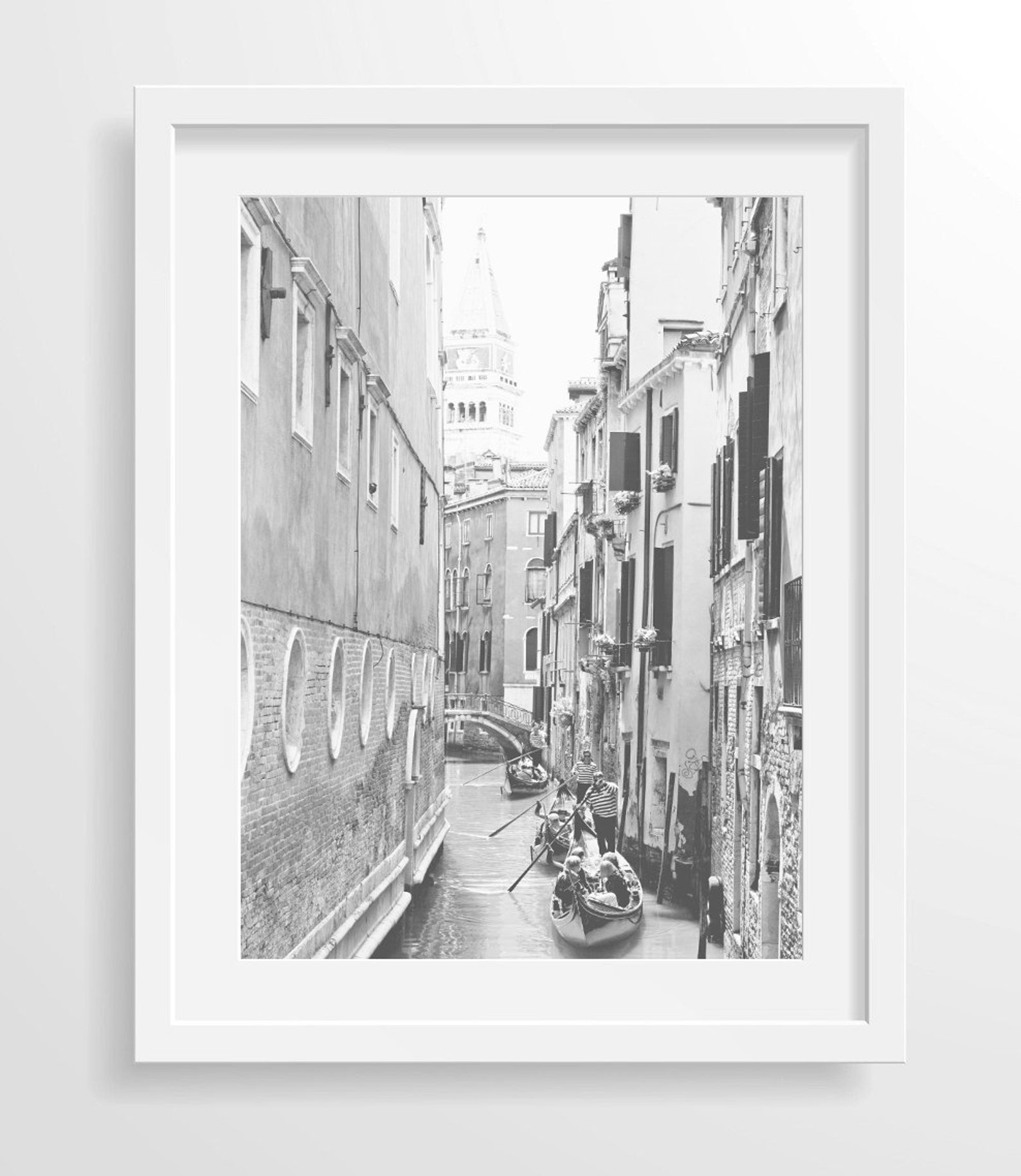 Venice Print Italy Print Black and White Photography Prints Etsy