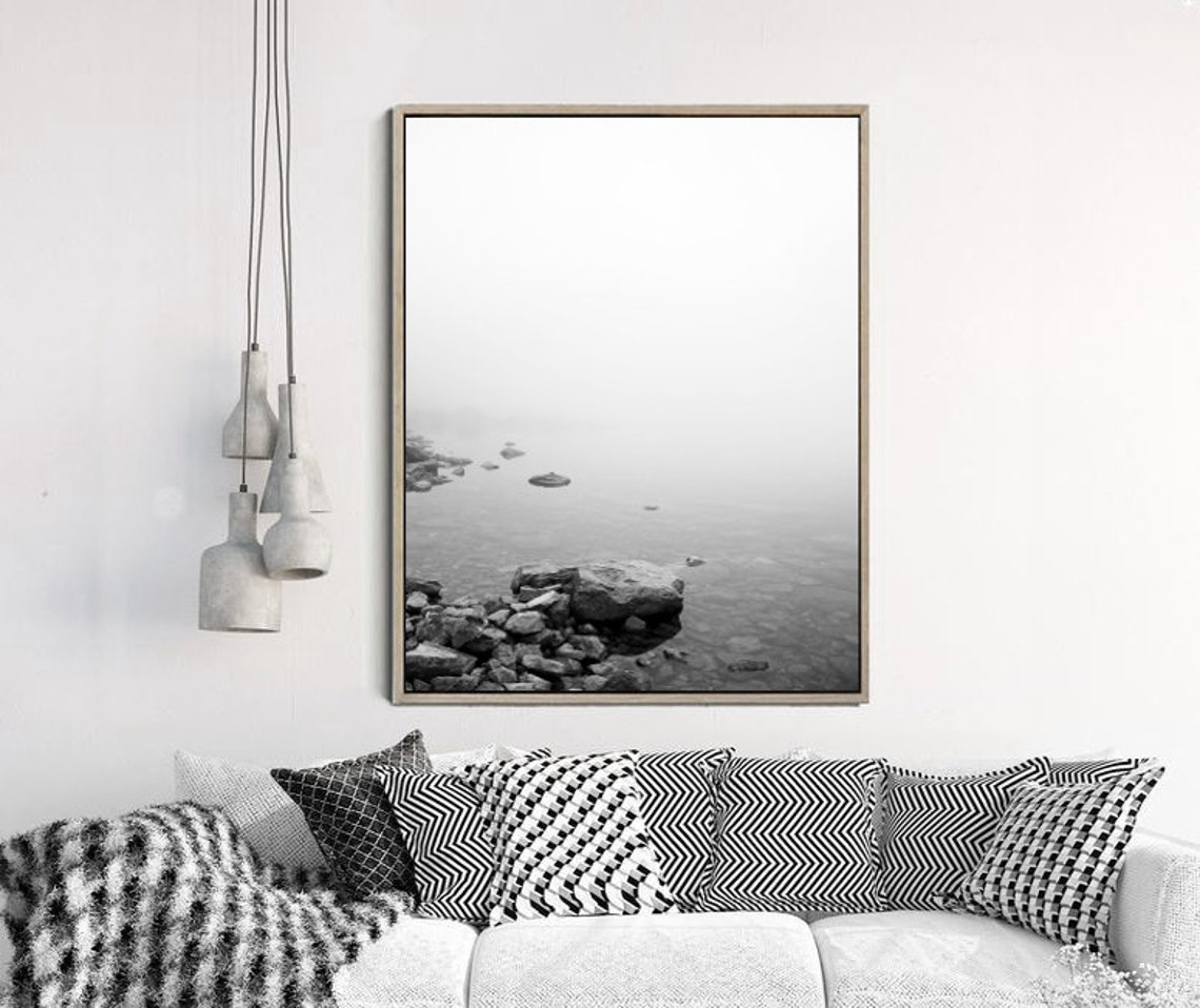 Landscape Wall Art Black and White Photography Prints Large Etsy