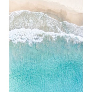 Aerial Beach Print, Coastal Wall Art, Beach Photography Print, Extra Large Wall Art, Beach Wall Art, Giant Beach Canvas Print, Beach Artwork image 5