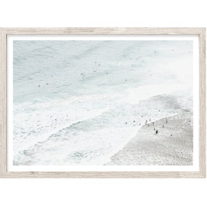 Aerial Beach Wall Art, Aerial Beach Photography Prints, Extra Large Wall Art Prints, Coastal Wall Art, Pastel Wall Art, Beach Prints