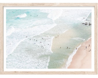 Aerial Beach Photography Prints, Extra Large Wall Art Prints, Coastal Prints, Beach Wall Art, 30x45 | 40x60 Beach Prints