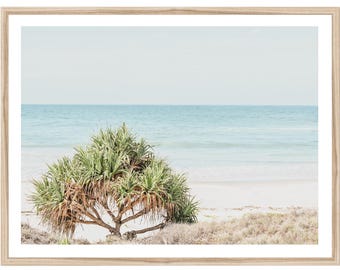 Beach Photography Print, Extra Large Coastal Wall Art (Unframed)