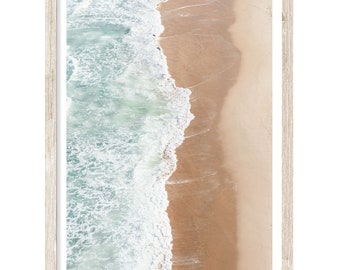 Aerial Beach Print, Coastal Wall Art, Beach Photography Prints, Extra Large Wall Art, Vertical Coastal Prints, Beach Wall Art