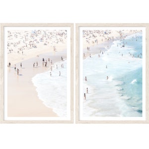 Beach Wall Art, Set of 2 Prints, Large Wall Art Prints, Beach Photography Prints, Coastal Prints