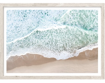 Aerial Beach Print, Beach Photography Prints, Extra Large Wall Art Prints, Coastal Wall Art, Coastal Photography, Beach Wall Art