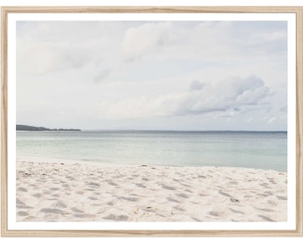 Beach Print, Extra Large Wall Art, Coastal Wall Art, Beach Photography Prints, Large Beach Artwork, Pastel Wall Art, FRAMED Art Print