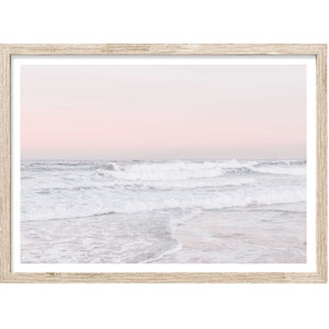 Beach Wall Art, Coastal Wall Art, Beach Photography Prints, Extra Large Wall Art, Sunset Beach Print, Coastal Prints, Unframed Art Print