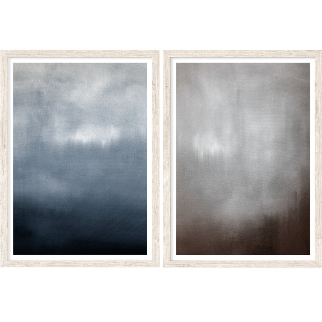 Abstract Art, Set of 2 Prints, Abstract Wall Art, Extra Large Wall Art