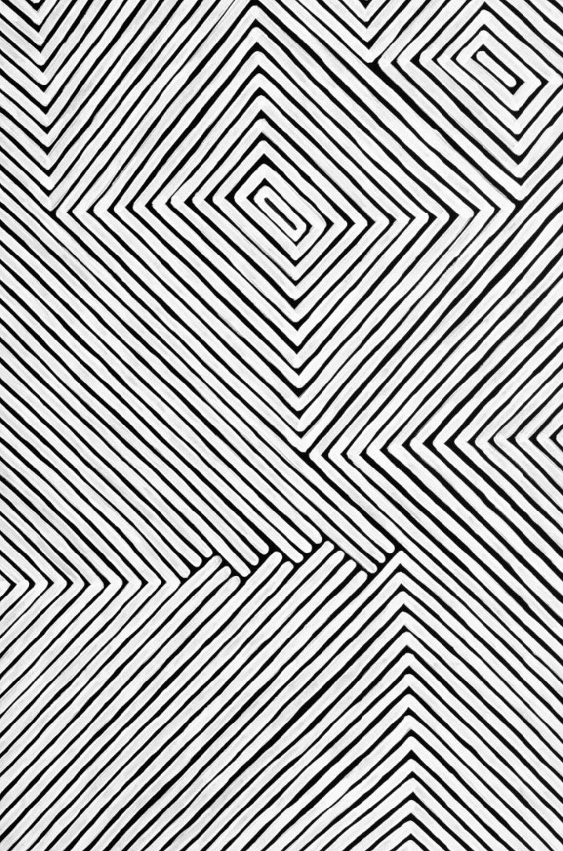 Abstract Art Print Set of 3 Prints Geometric Wall Art Etsy