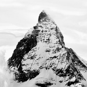 Mountain Wall Art, Set of 6 Prints, Mountain Photography Prints, Black ...