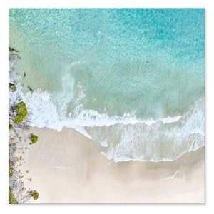 Aerial Beach Print on Canvas, Coastal Wall Art, Beach Photography Prints, Extra Large Wall Art, Coastal Print, Large Artwork for Wall