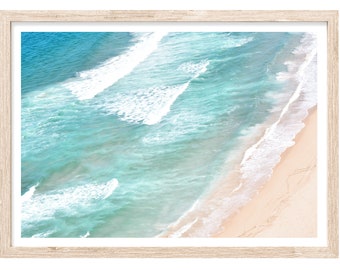 Aerial Beach Print, Beach Photography Prints, Extra Large Wall Art Prints, Coastal Wall Art, Beach Art, Beach Artwork, Coastal Prints