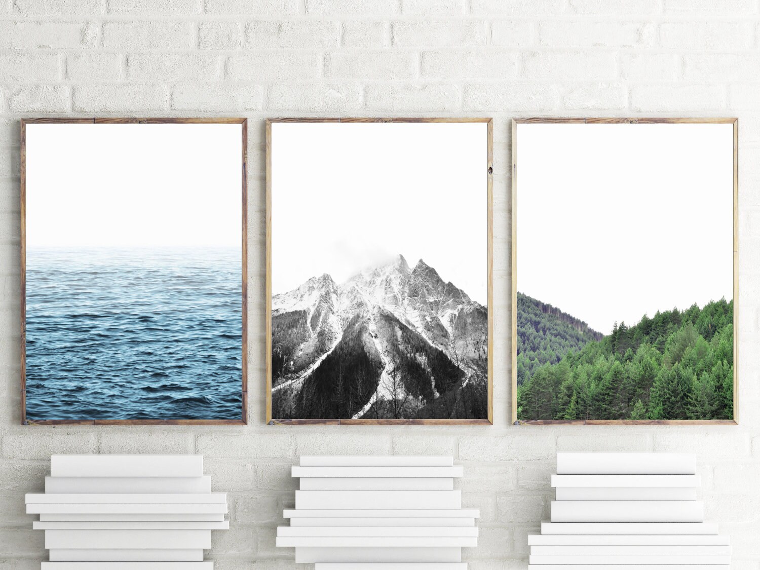 Nature Wall Art Prints Set of 3 Digital Download