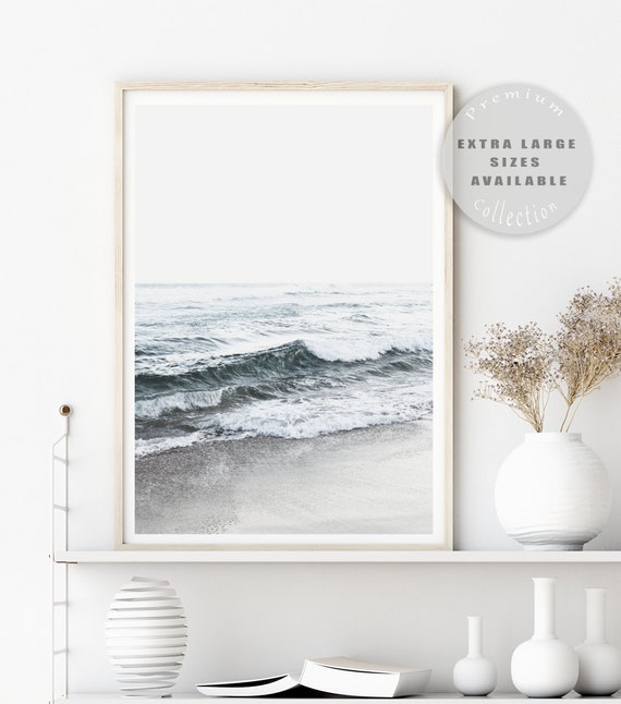 Coastal Wall Art Beach Photography Prints Extra Large Wall | Etsy
