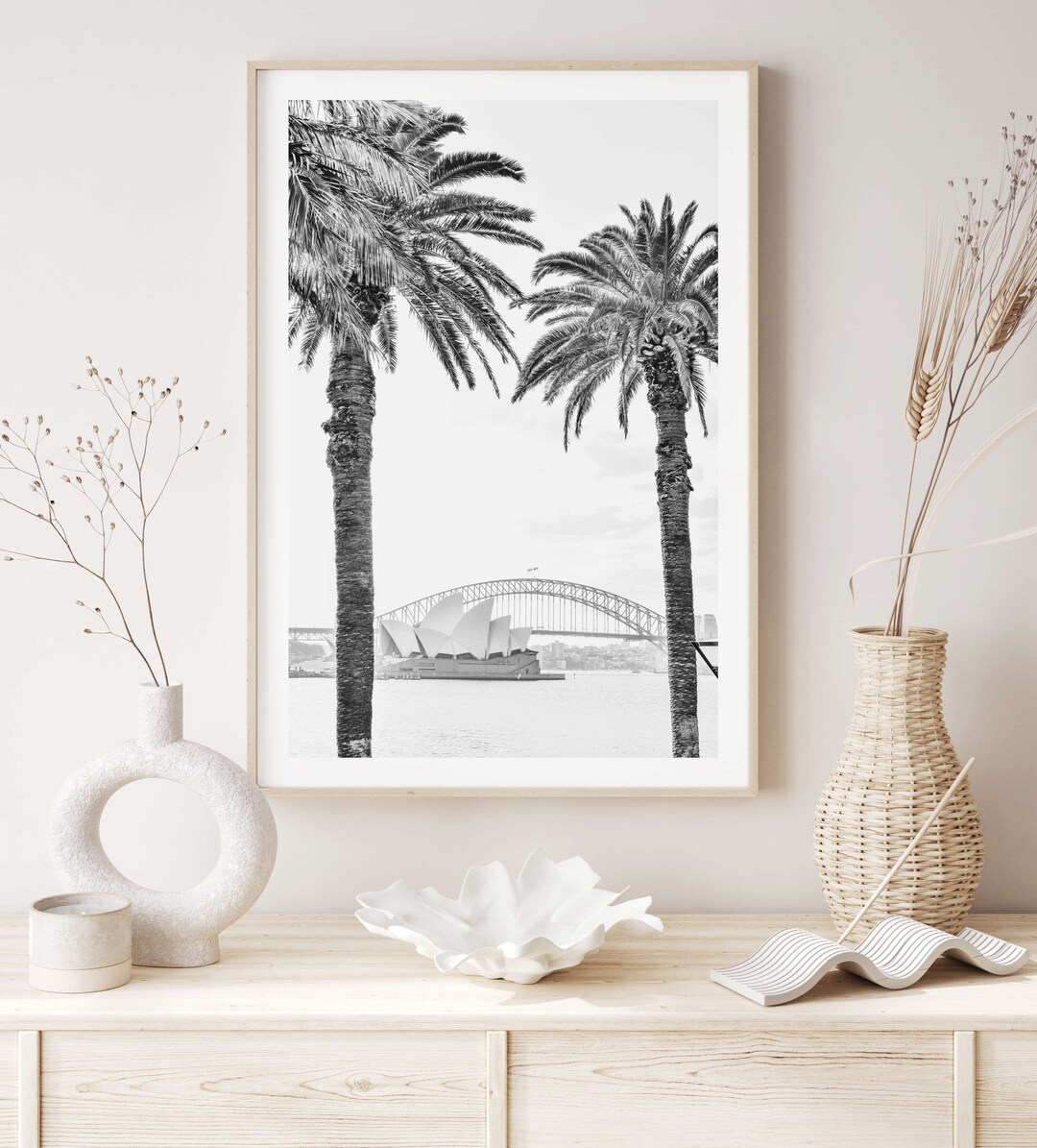 Sydney Print, Extra Large Wall Art, Sydney Photography Prints, Black