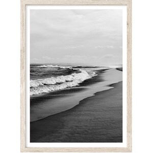 Coastal Wall Art, Extra Large Wall Art Prints, Beach Photography Prints, Black and White Beach Prints, Coastal Print, Beach Decor