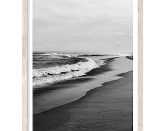 Coastal Wall Art, Extra Large Wall Art Prints, Beach Photography Prints, Black and White Beach Prints, Coastal Print, Beach Decor