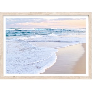 Beach Wall Art, Coastal Wall Art, Beach Photography Prints, Extra Large Wall Art, Sunset Beach Print, Coastal Prints, Unframed Art Print