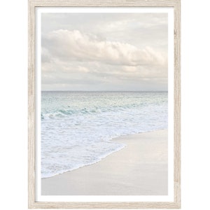 Beach Print, Coastal Wall Art, Beach Photography Prints, Extra Large Wall Art, Beach Wall Art, Coastal Prints, Pastel Wall Art, Unframed Art