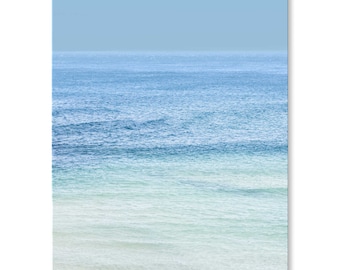 Coastal Wall Art, Large Wall Art, Beach Print on Canvas, Coastal Photography Prints, Ocean Wall Art, Coastal Canvas Print, Blue Wall Decor