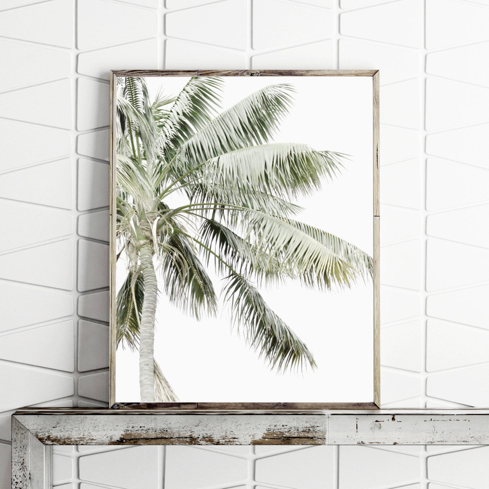 Palm Tree Print Palm Photography Prints Large Wall Art Etsy