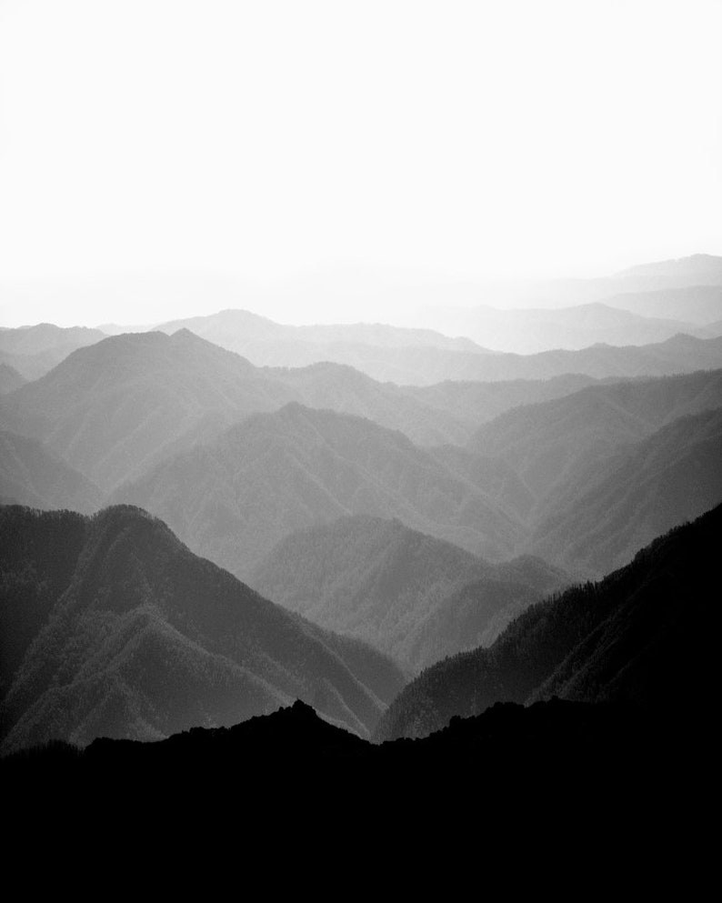 Mountain Wall Art Set of 6 Prints Landscape Photography Etsy