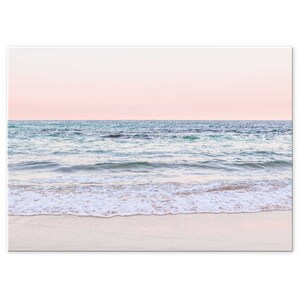 Extra Large Wall Art, Beach Print on Canvas, Beach Photography Prints, Sunset Beach Wall Art, Coastal Wall Art, Canvas Wall Art