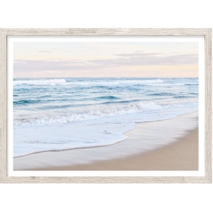 Beach Wall Art, Coastal Wall Art, Beach Photography Prints, Extra Large Wall Art, Sunset Beach Print, Coastal Prints, Unframed Art Print